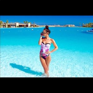 Ted Baker Floral One Piece Swimsuit